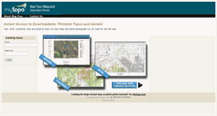 Desktop Screenshot of map-pass.mytopo.com
